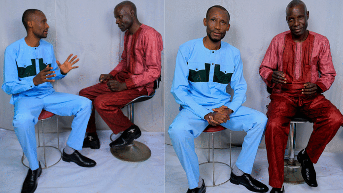 Apostle Reuben Habaasa with Teacher David Okello